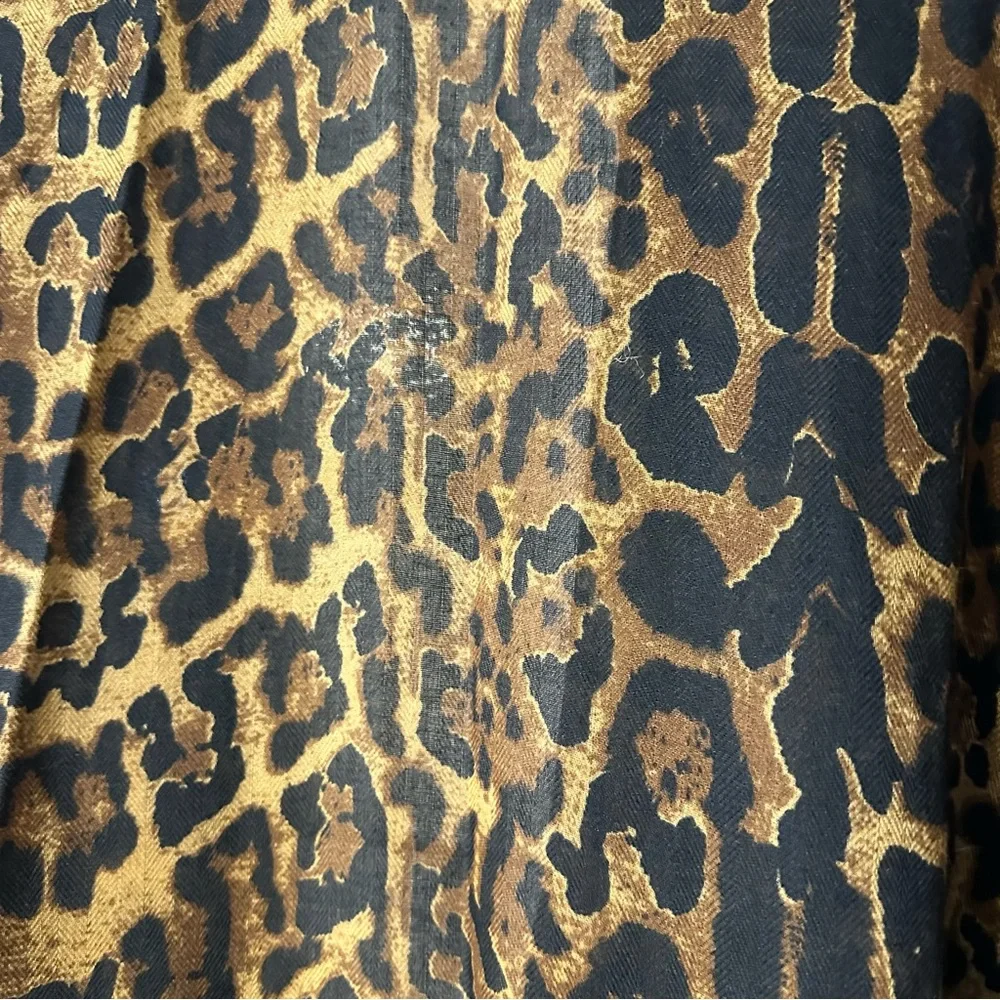 L.I.B New York Leopard Kimono Cover Up Light Weight New Brown - Picture 4 of 4